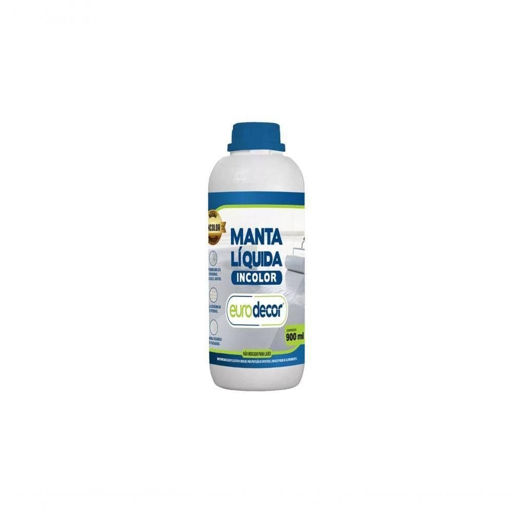 Super Manta Liquida 900ml Multiuso Incolor Invisivel Para Impermeabilização Fissuras