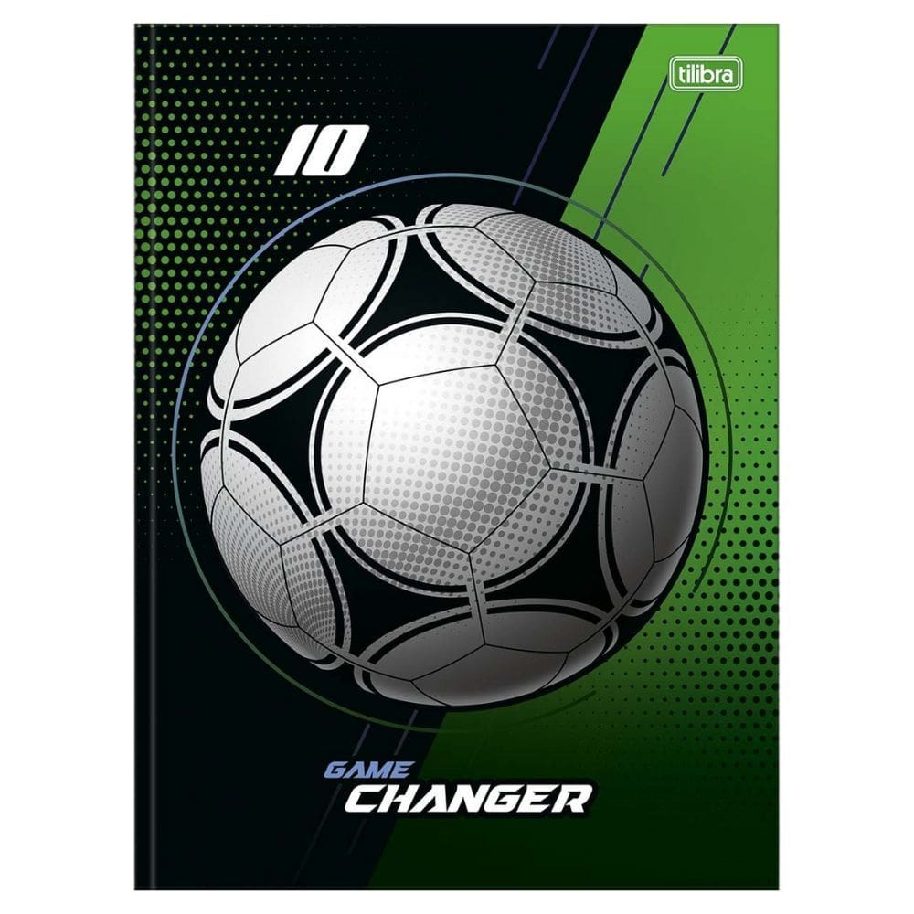 Caderno Brochura Escolar Grande Masculino Capa Dura Score Esportes 80 Folhas - Tilibra