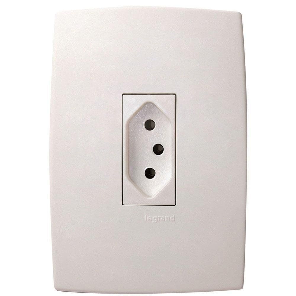 Conjunto De Tomadas 2p+ T Pb 4x2 10a - 615076 - Pial Cj.tomada 2p+t Pb 4x2 Pplus 10a Pial 615076