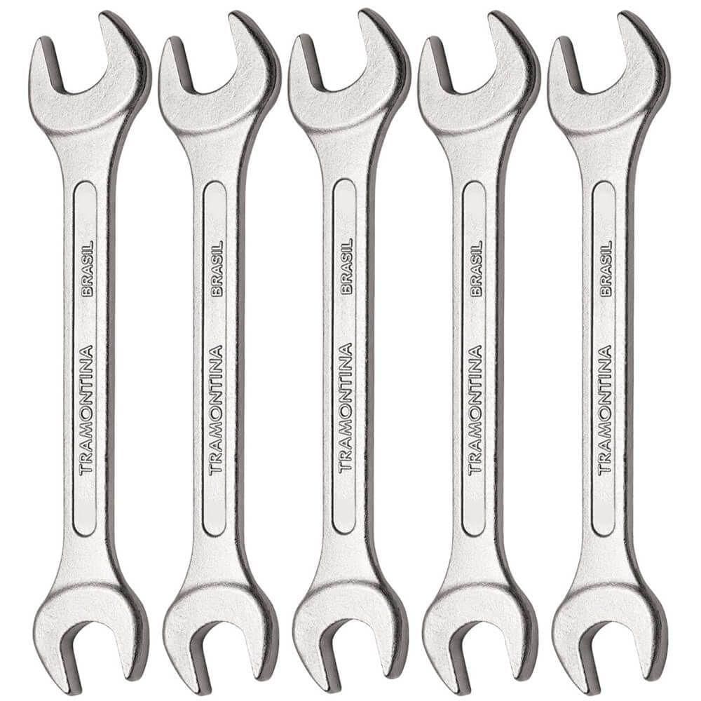 Jogo De Chaves Fixas Com 5 Peças - 43408147 - Tramontina Jogo De Chaves Fixas 5pcs Tramontina