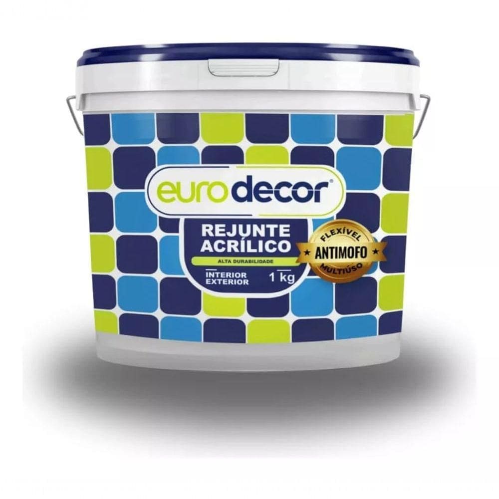 Rejunte P- Construção Eurodecor Rejunte Acrilico Palha 1kg