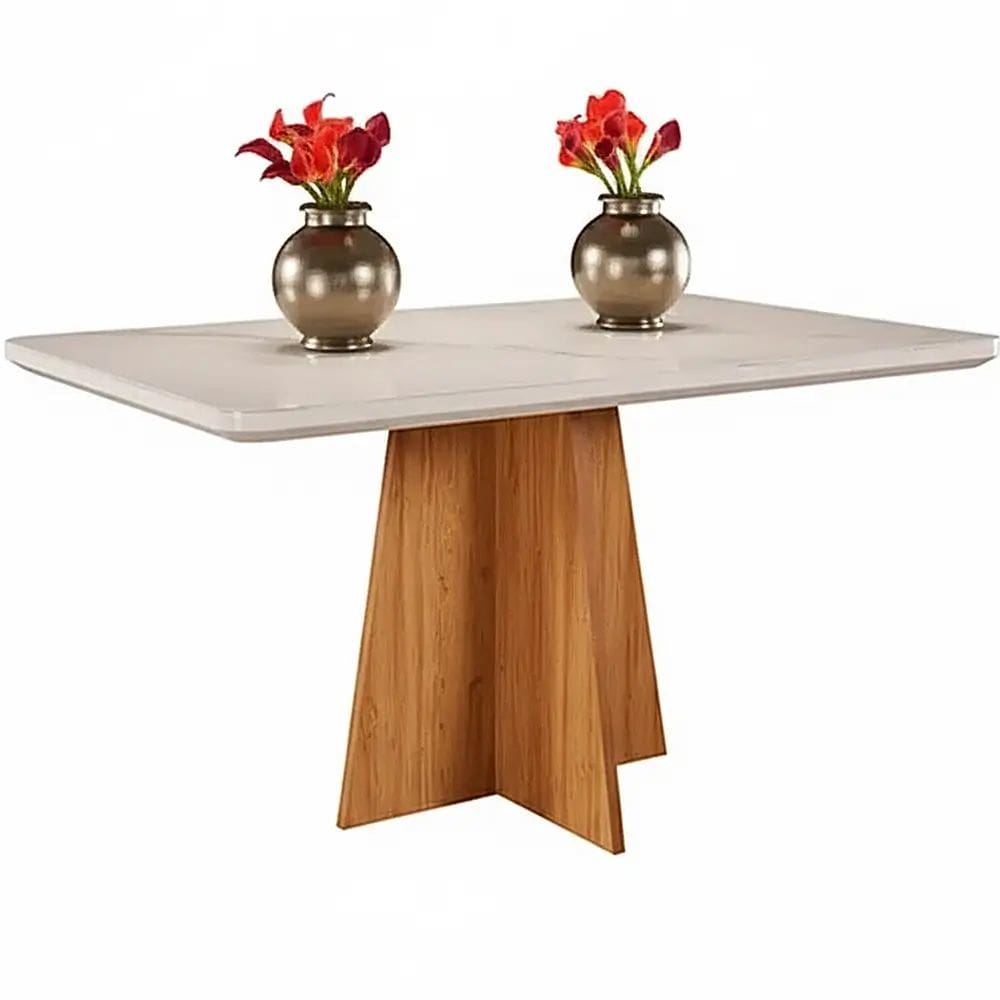 Mesa Viena 160x90cm Viero Cor Off White