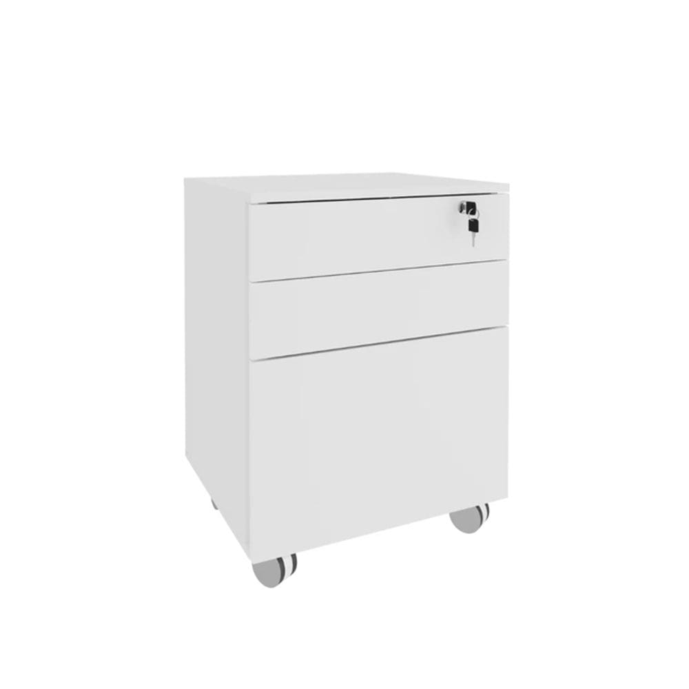 Gaveteiro 3 Gavetas Tecnomobili ME4148.1 Branco