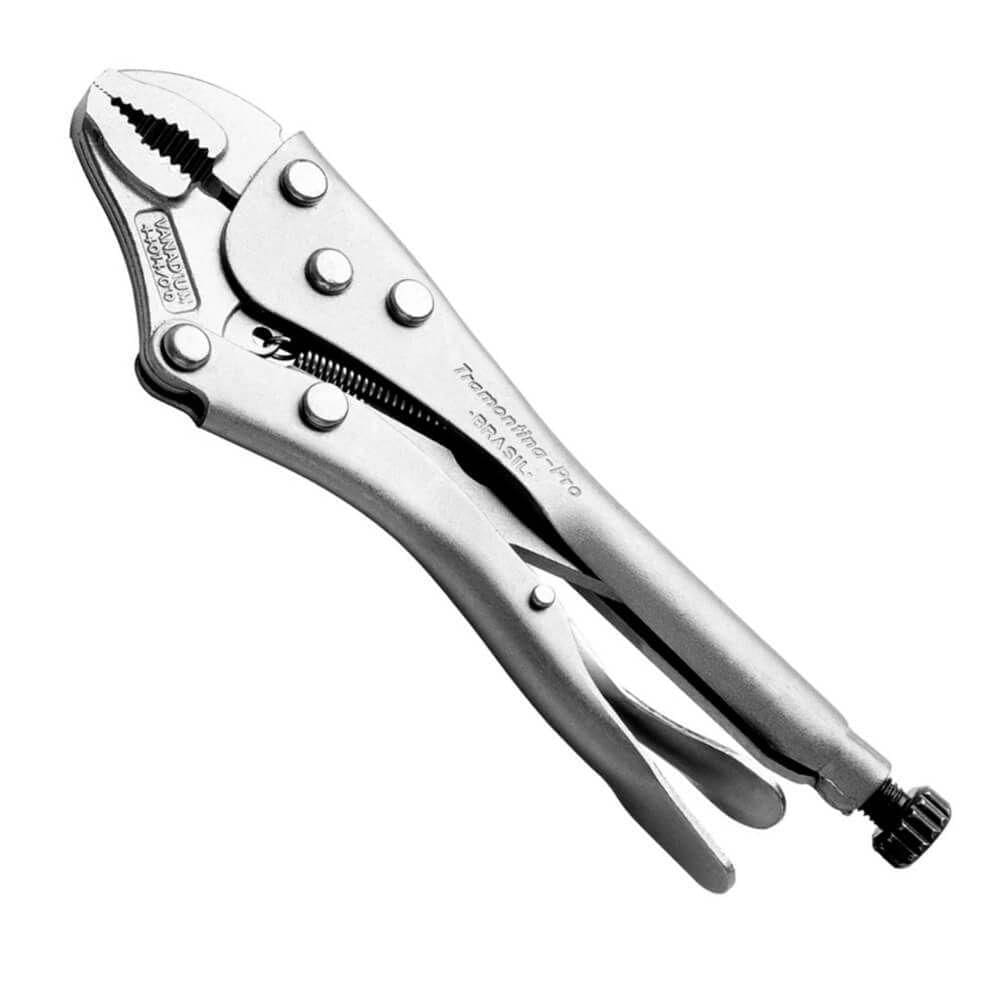 Alicate De Pressão 10”” Mordente Turvo - 44014110 - Tramontina Alic. Pressao Mord. Curvo 10 Tramontina