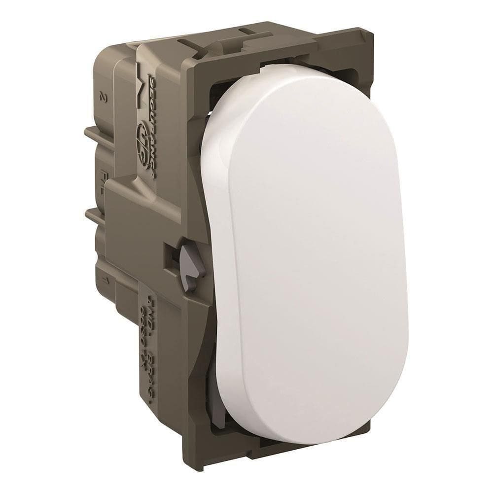 Interruptor Simples Monopolar Automático 10 Amperes Ny Branco Nereya - 663015 - Pial Interrup.simples Auto Ny Br 10a