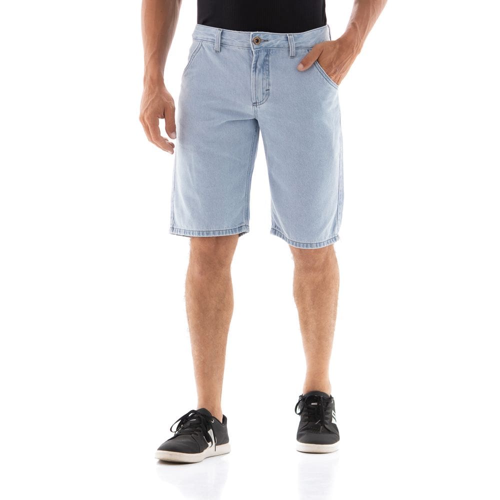 Bermuda Jeans Masculina Arauto Relaxed