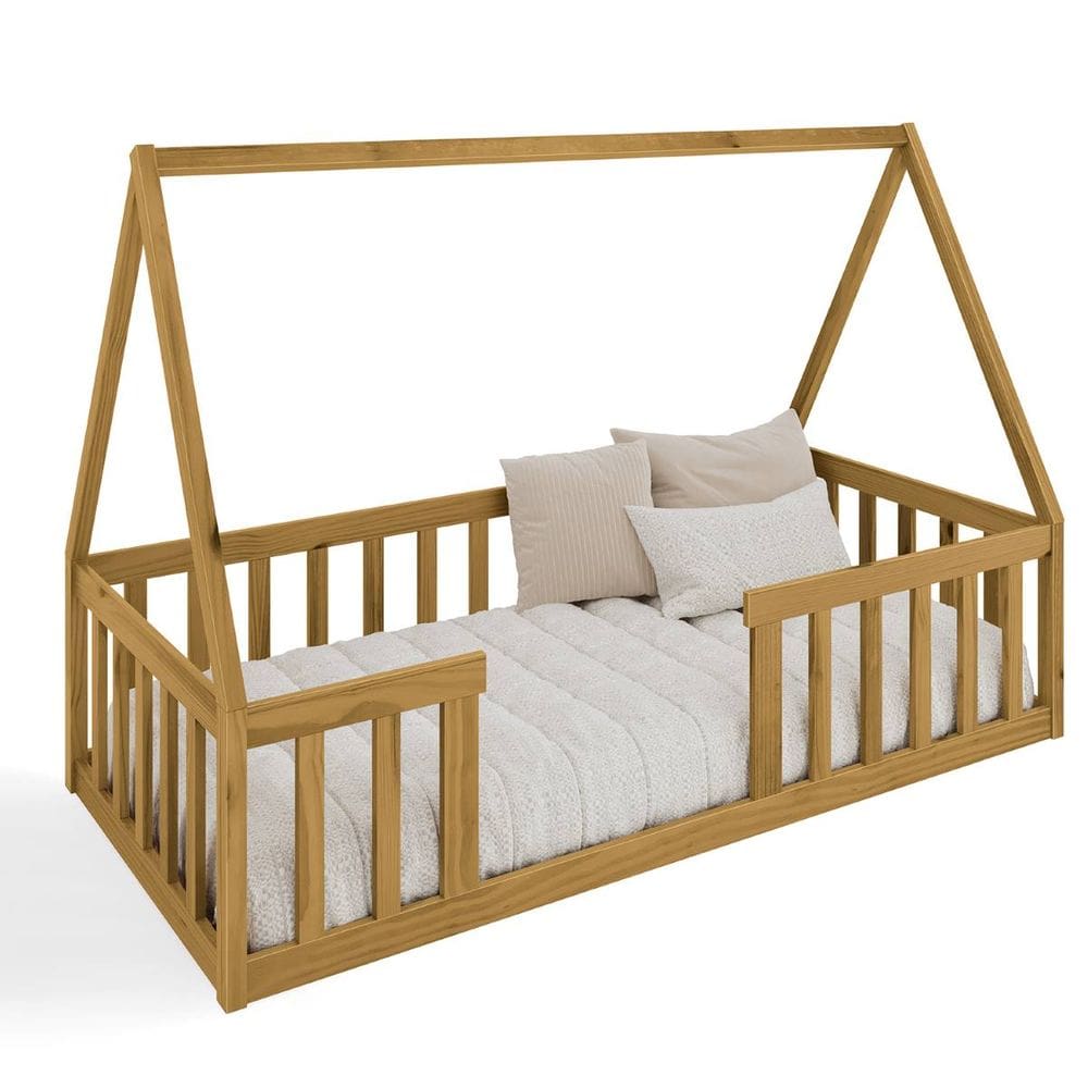 Cama Solteiro Montessoriana Valentina Nogueira