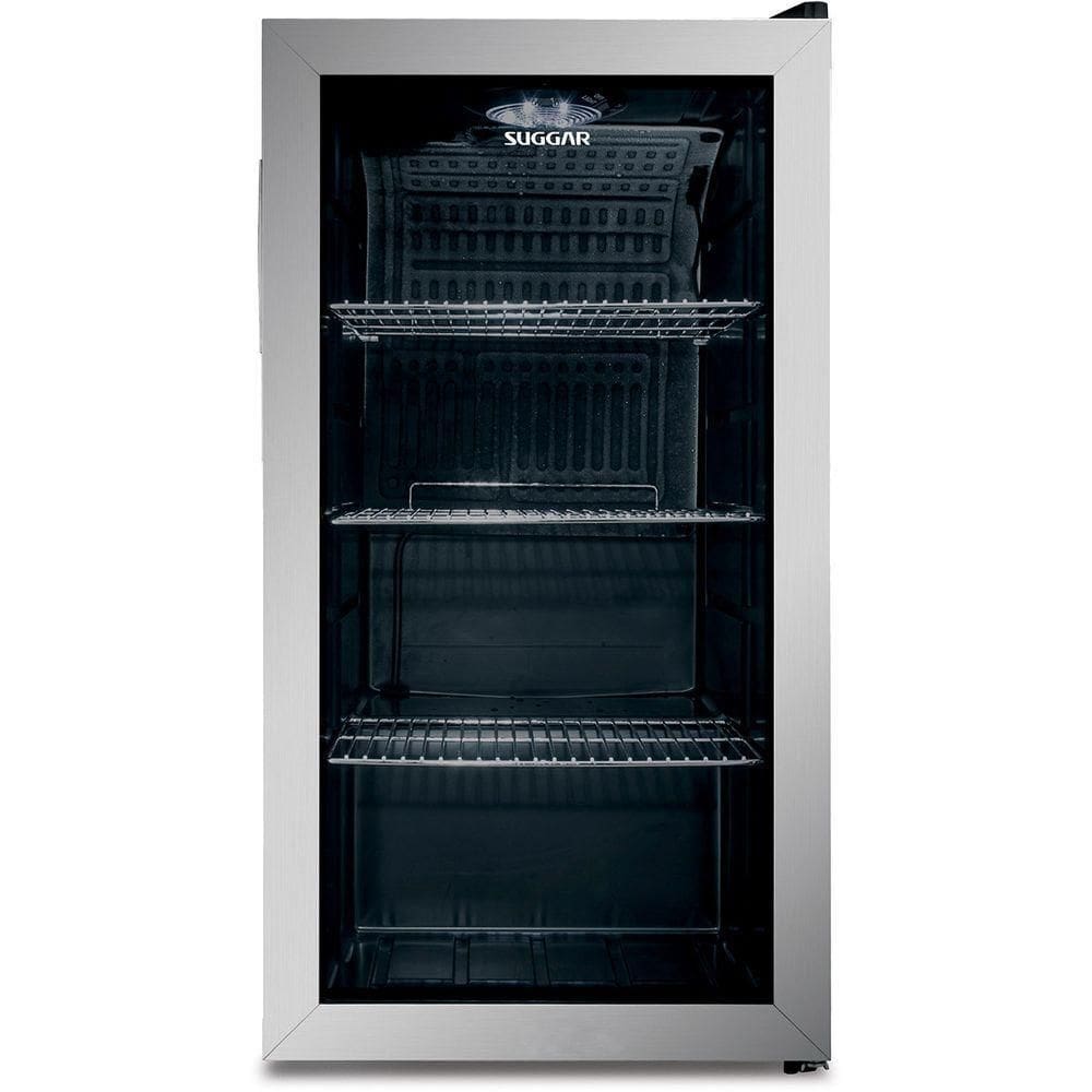 Frigobar Suggar 88 Litros Com Porta De Vidro FB8811IX/FB8812IXInox 110V