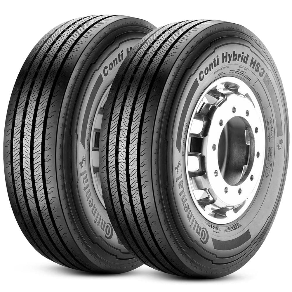 2 Pneu 295/80R22.5 Continental Conti Hybrid HS3 SA 152/148M