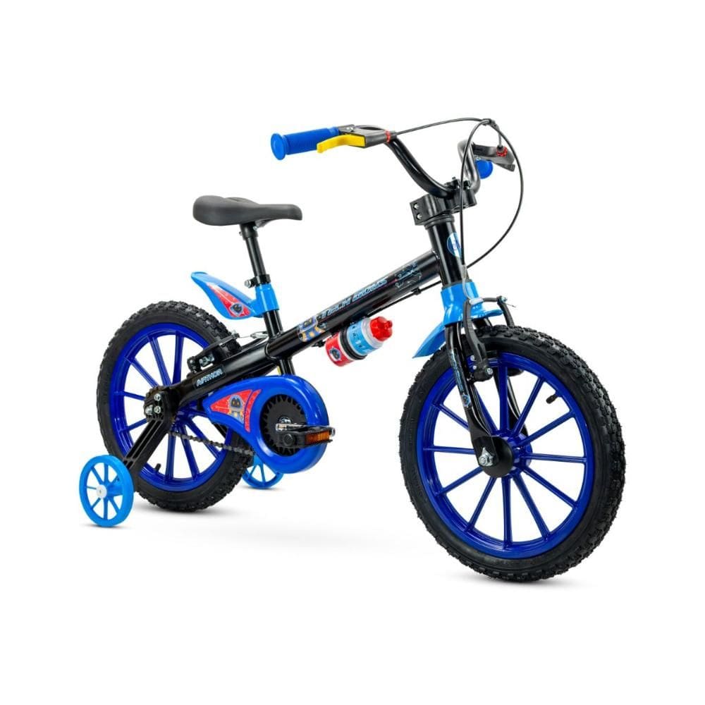 Bicicleta Infantil Aro 16 com Rodinhas Tech Boys 6 Nathor