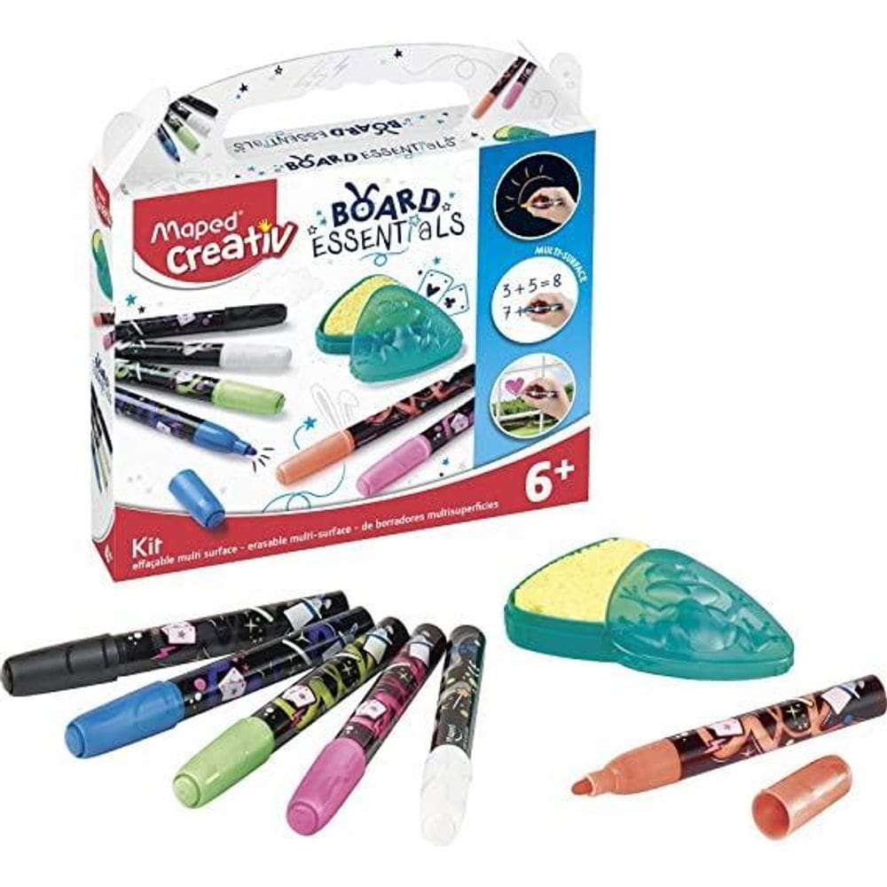 Marcador Multi Superficie Kit Creative Board Essentials Mini