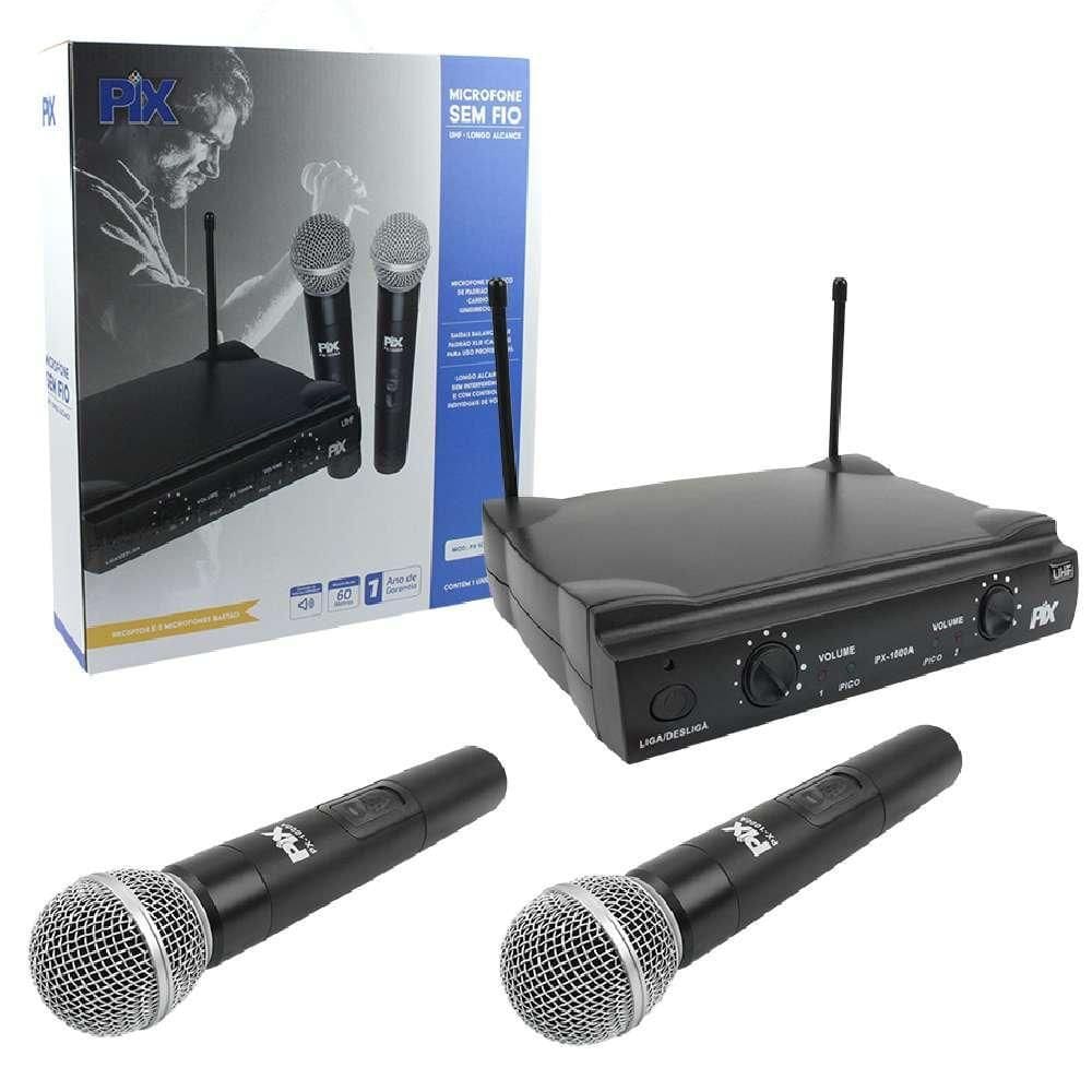 Com 2 Microfones Sem Fio 055-0006 Pix