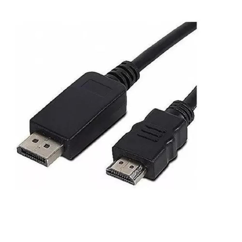 Cabo Displayport Para Hdmi Blindado (DP Macho x HDMI Macho) 1,8 Mt