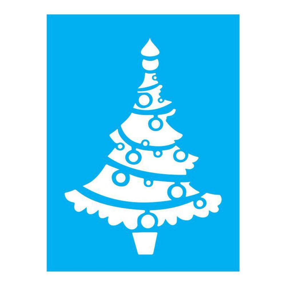 Stencil Tamako Árvore Natal - 15X20Cm - Ref 919