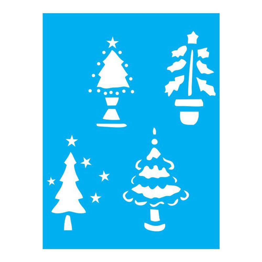 Stencil Tamako Árvore De Natal - 15X20Cm - Ref A3363