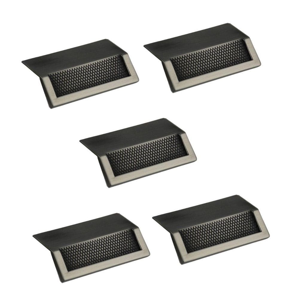 Kit 5 Puxador Moveis Citizen 45 Graus P Niquel Velho Zen