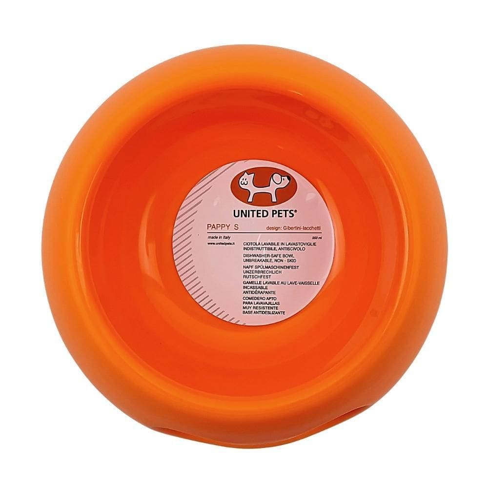 Comedouro Pet Para Cachorro United Pets Pappy Laranja Tam P