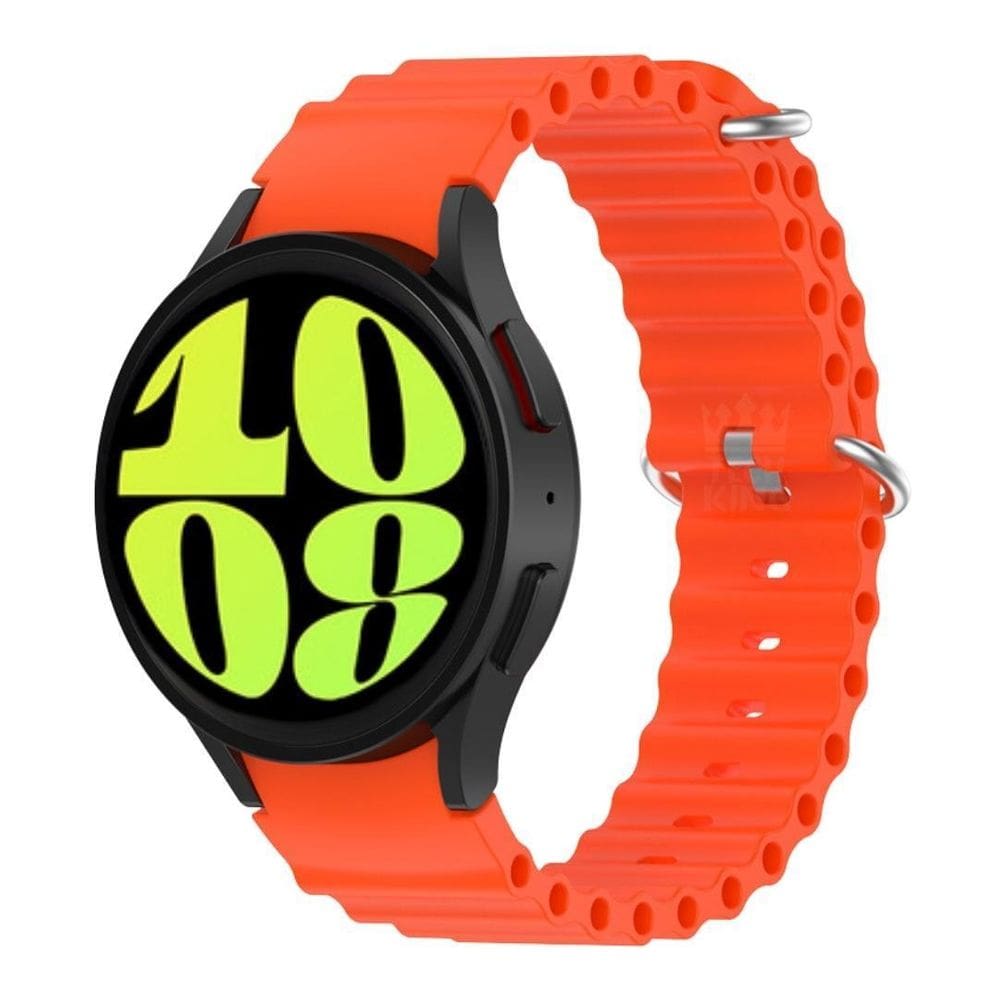Pulseira Confortável Ondulada Silicone Para Watch6 44Mm