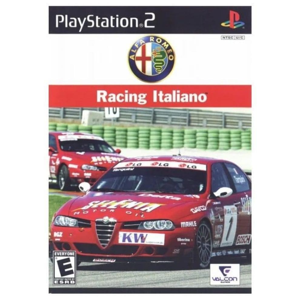 Jogo Alfa Romeo Racing Italiano Ps2 Novo