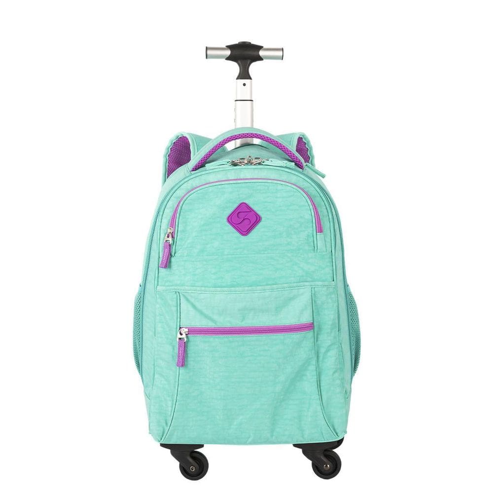 Moch Car 4 Rodas Sestini Rolling Crinkle 2 - Turquesa E Roxo