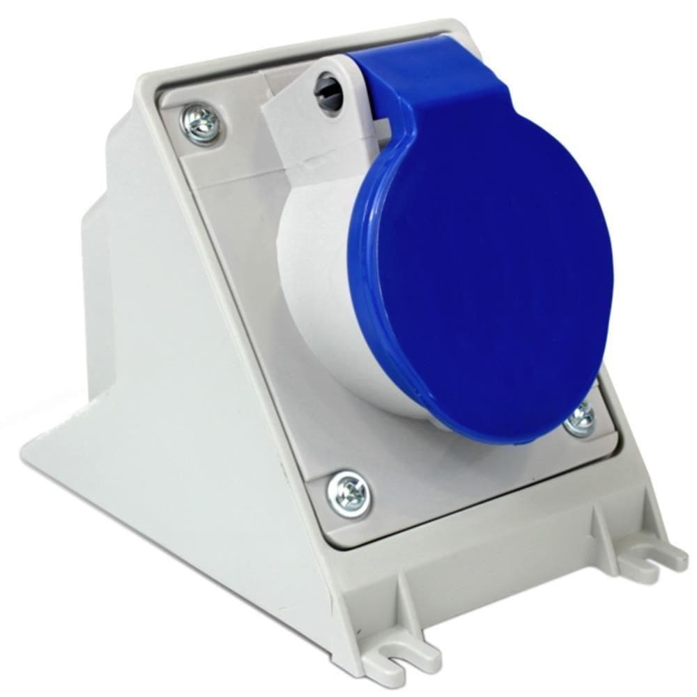 Tomada De Sobrepor 2p+t 16a 100-130v - N3004 - Steck Tom Sobrep 2p+t16a 100-130v 4h N-3004 Steck