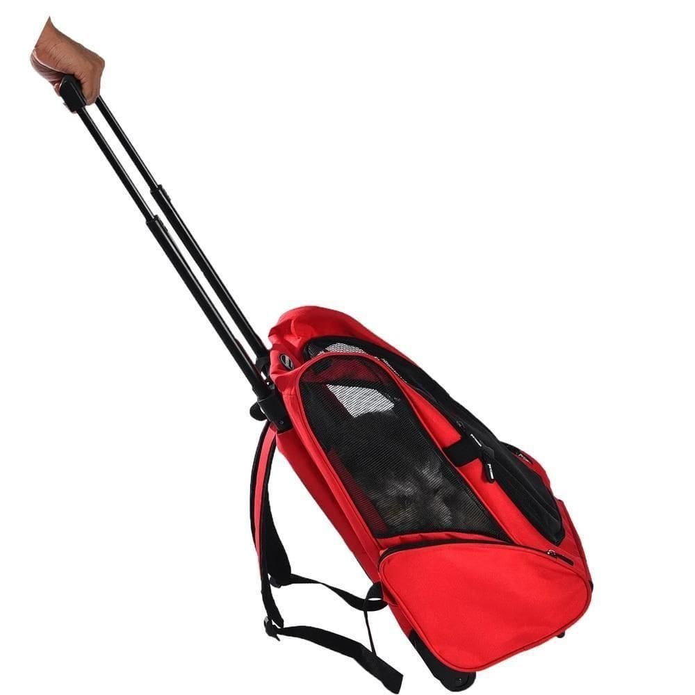 Transporte Gato Cachorro Mochila Com Rodas Viagem Passeio