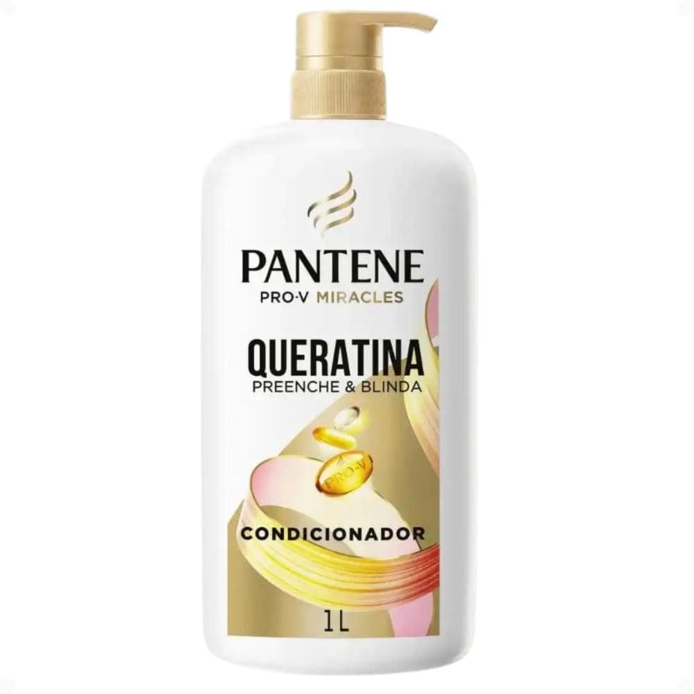 Condicionador Pantene Pro-V Queratina Preenche e Blinda 1L
