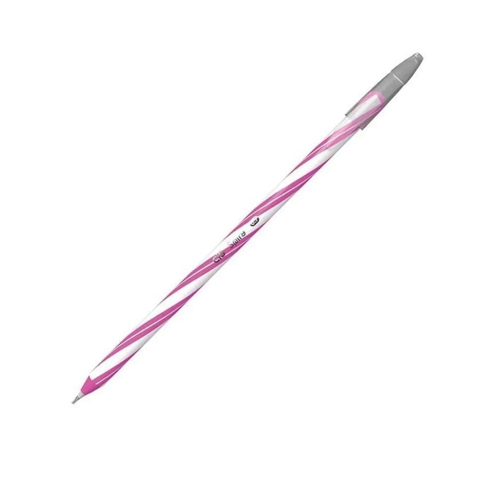 Caneta Gel Spiro 0.7mm Rosa CiS Vibrante Escolar Colorida Aula Cor Escrever Aluno Lettering Fofo