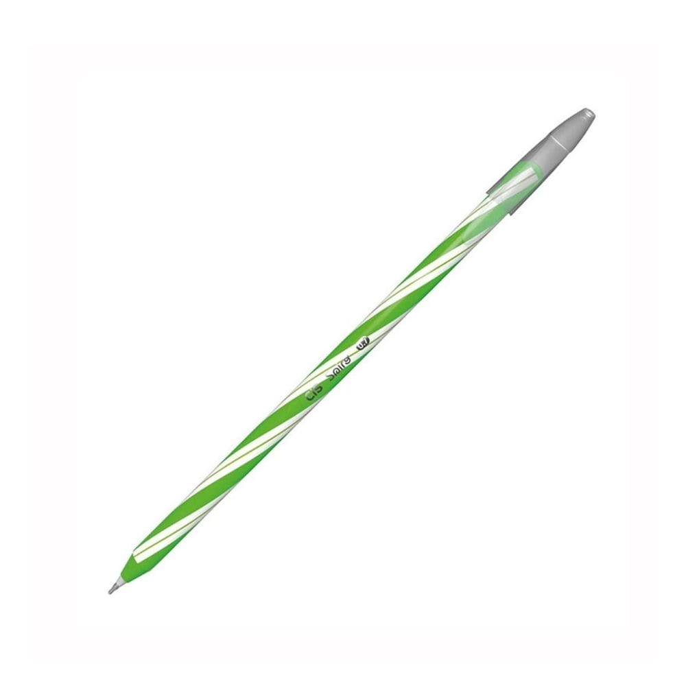 Caneta Gel Spiro 0.7mm Verde CiS Vibrante Escolar Colorida Cor Escrever Aula Aluno Faculdade