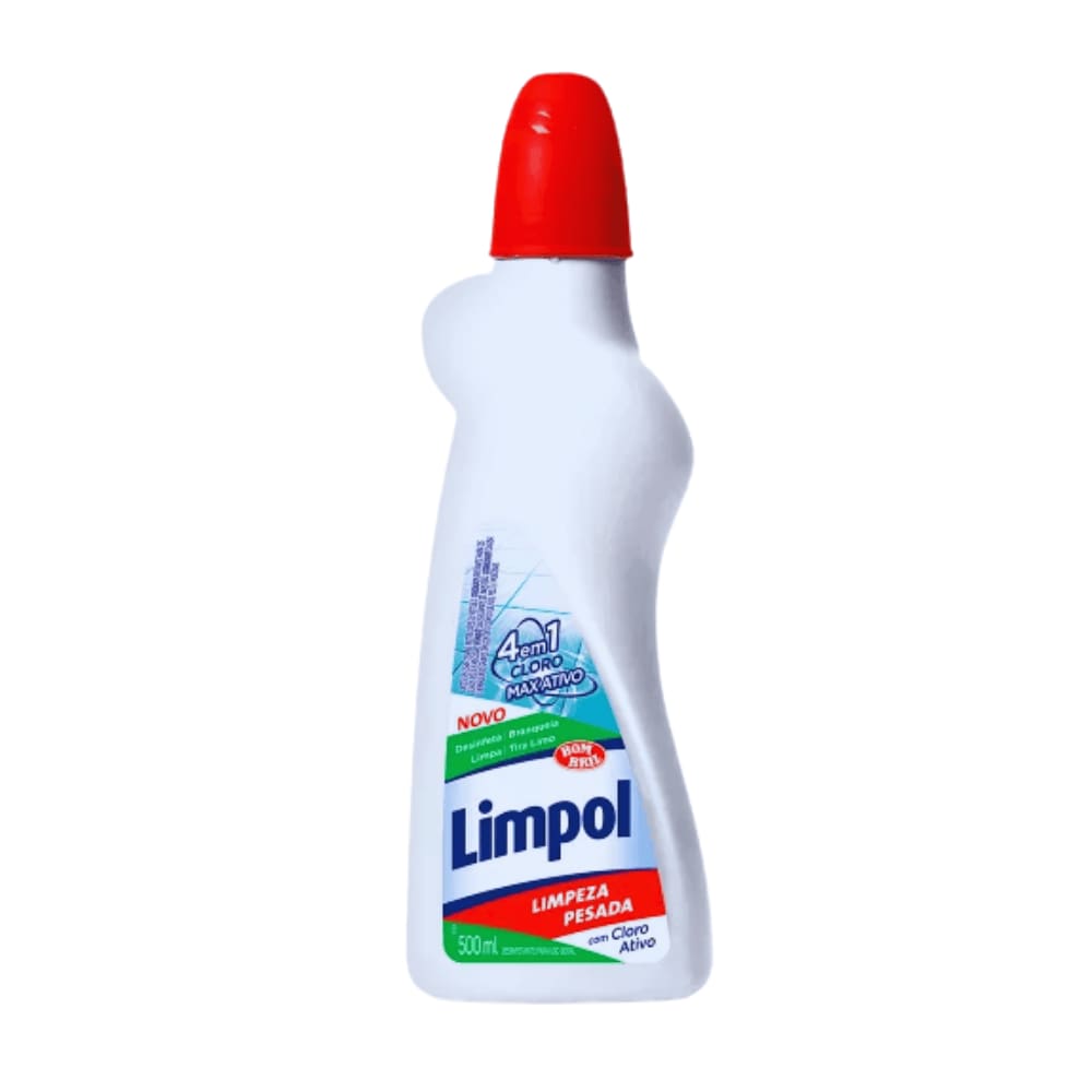 Limpador Limpeza Pesada Cloro Ativo com 500ml Limpol