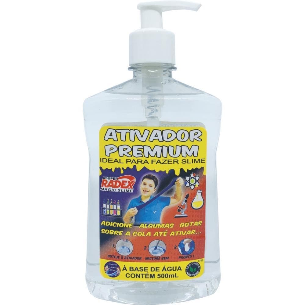 Slime Ativador Premium P/cola 500ml. - Radex