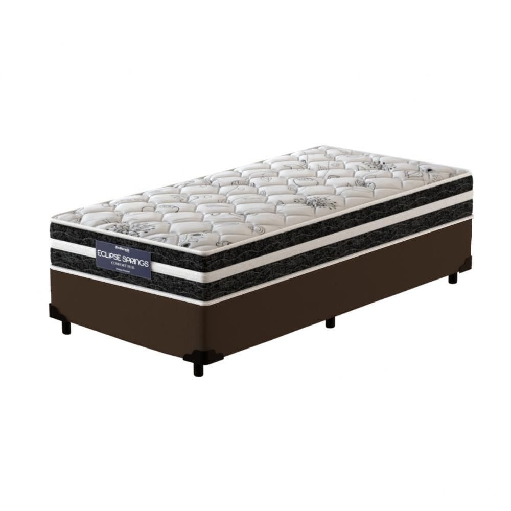 Cama Box com Colchão de Molas Ensacadas Probel Eclipse Solteiro King 96cm