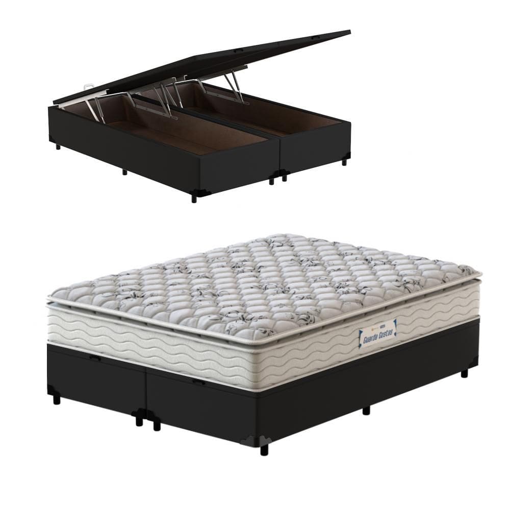 Cama Box Baú com Colchão de Espuma D33 Probel ProEvidence Plus Queen 158cm