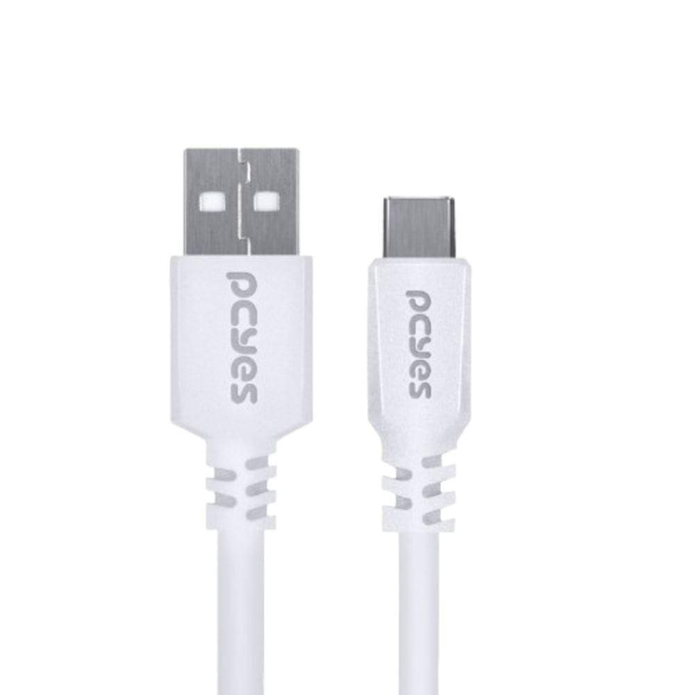 Cabo Para Usb A Para Usb Tipo C 1 Metro Branco - Puacb-01