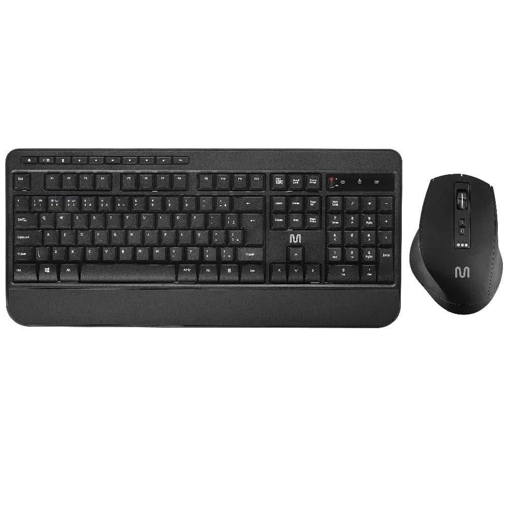 Kit Teclado E Mouse Sem Fio Cs1200 Multimídia Conexao +usb 3200dpi - Tc301