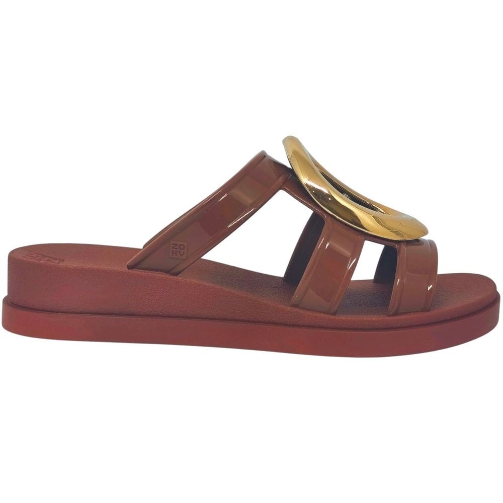 Tamanco Feminino Casual Dia a Dia Básico Passeio Detalhe Metalizado Zaxy 19346