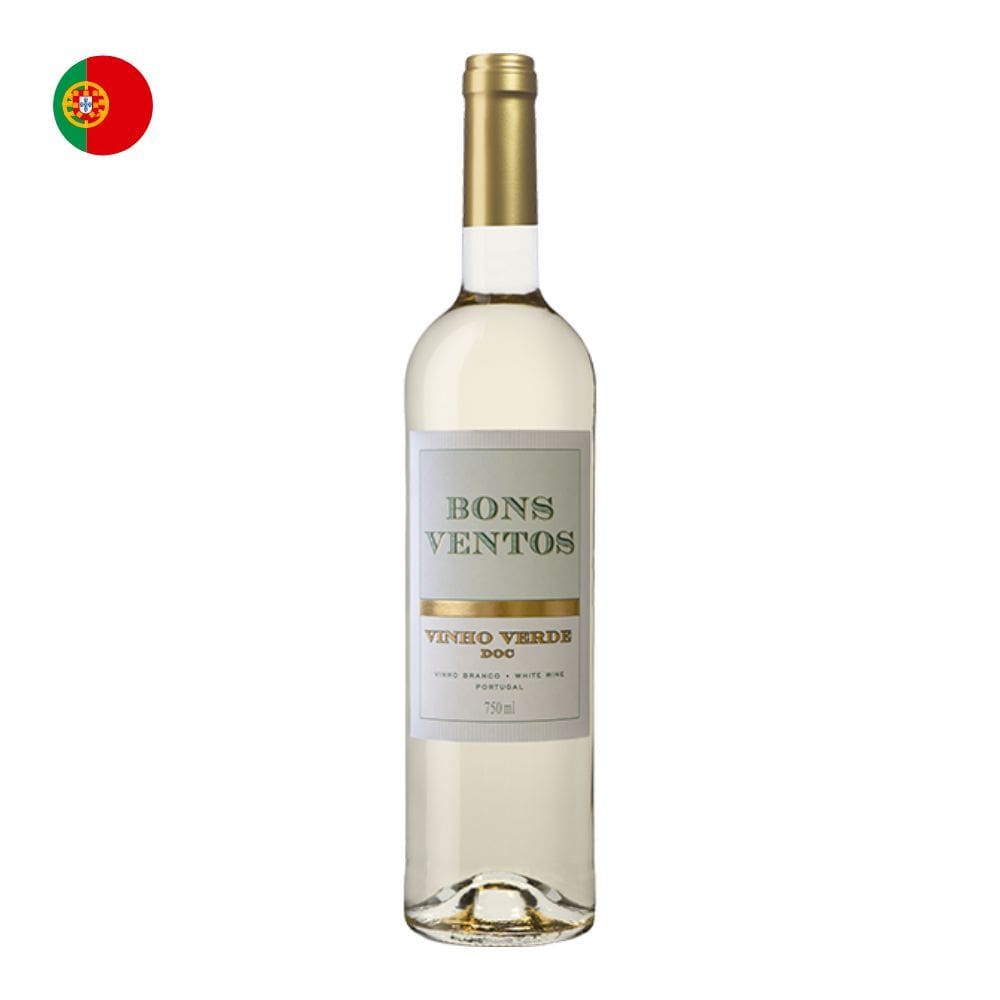 Vinho Bons Ventos Vinho Verde Branco Portugal 750ml