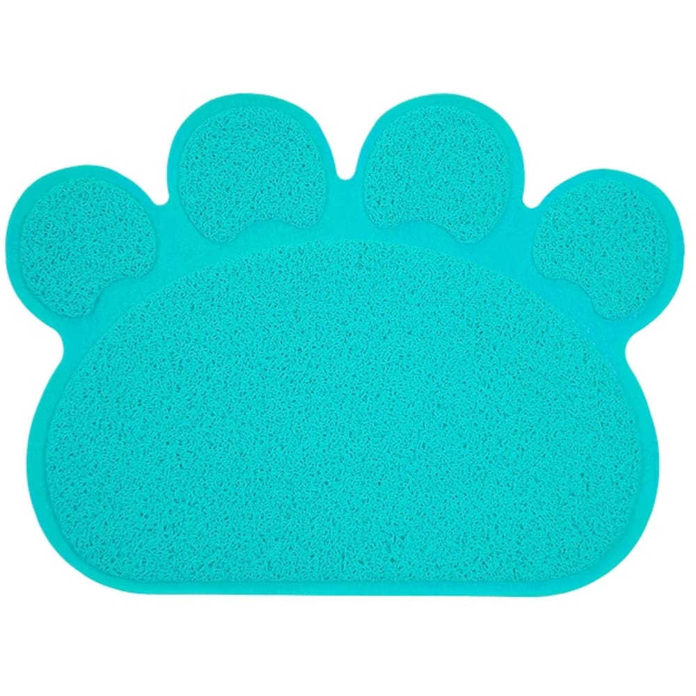 Tapete Pet Pata Comedouro Vinílico 45x60cm Uzoo - Rosa