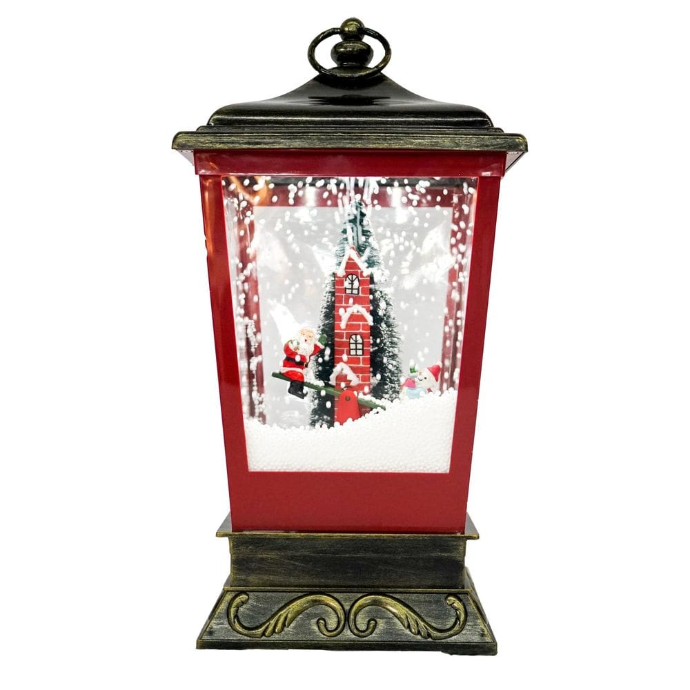 Enfeite Lamparina Musical LED 20,5cm Natal Color - Tudo em Caixa