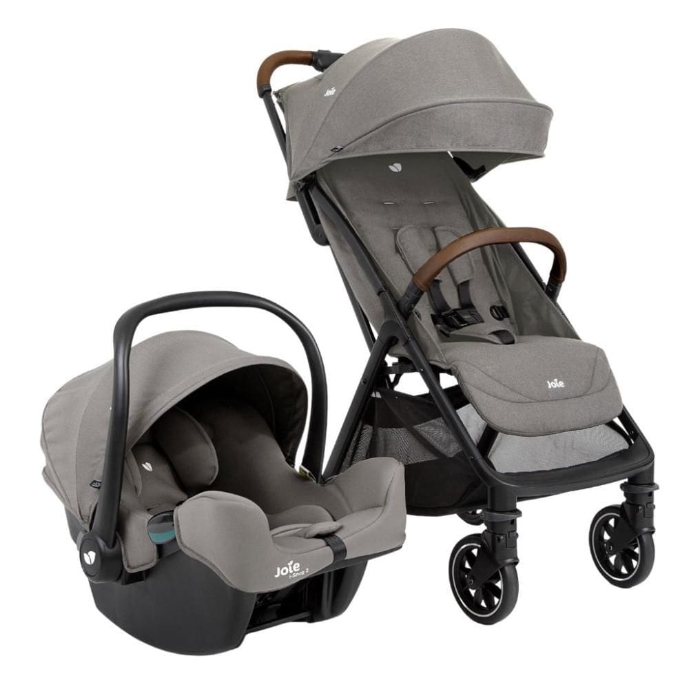 Carrinho com Bebê Conforto Travel System Pact Pro Cinza Pebble - Joie