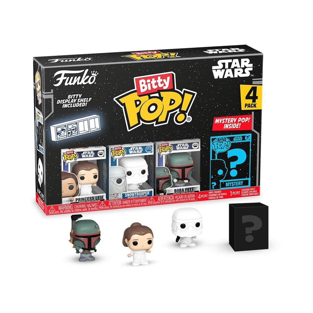Figuras colecionáveis Funko Pop Bitty Star Wars com Mystery Mini