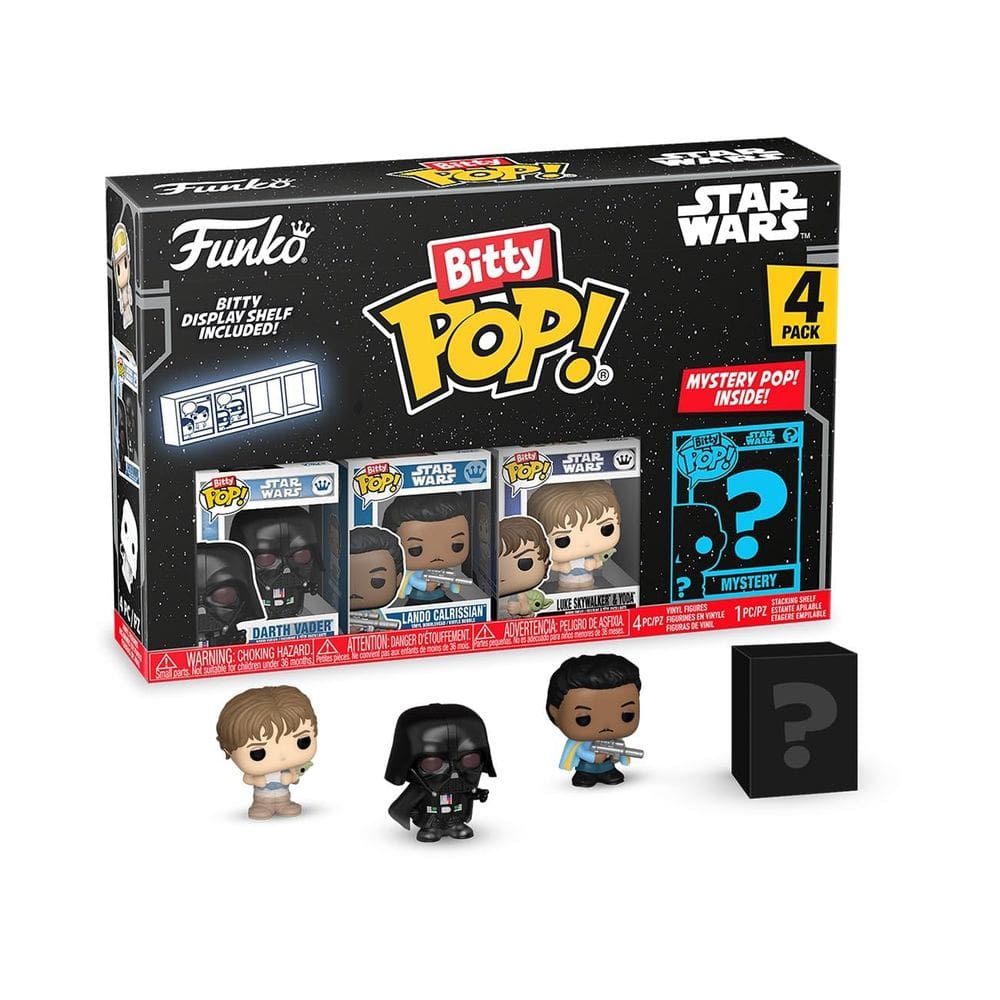 Minibonecos Funko Pop Bitty Star Wars, pacote com 2,3 cm
