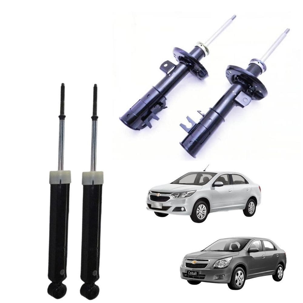 Par Amortecedor Dianteiro E Traseiro Cobalt 2012 A 2020