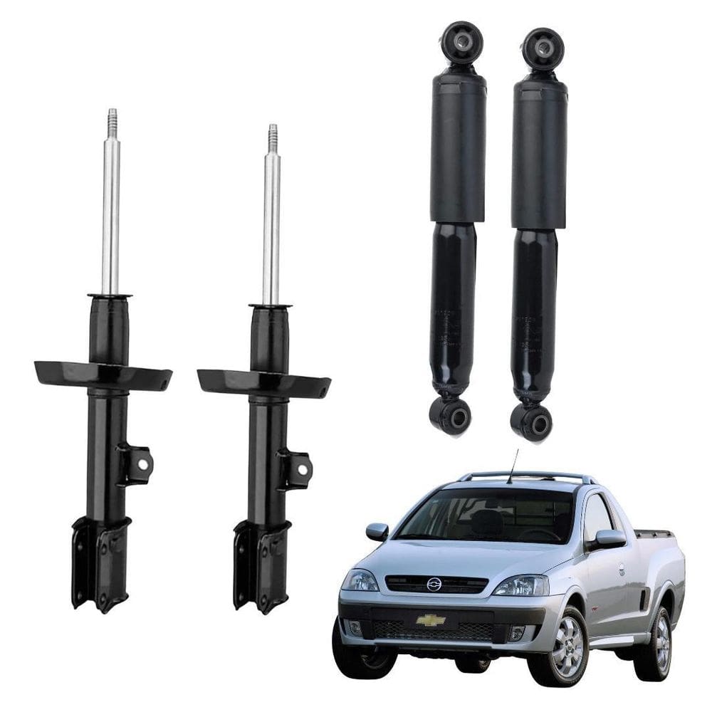 Par Amortecedor Dianteiro E Traseiro Montana 2004 A 2010
