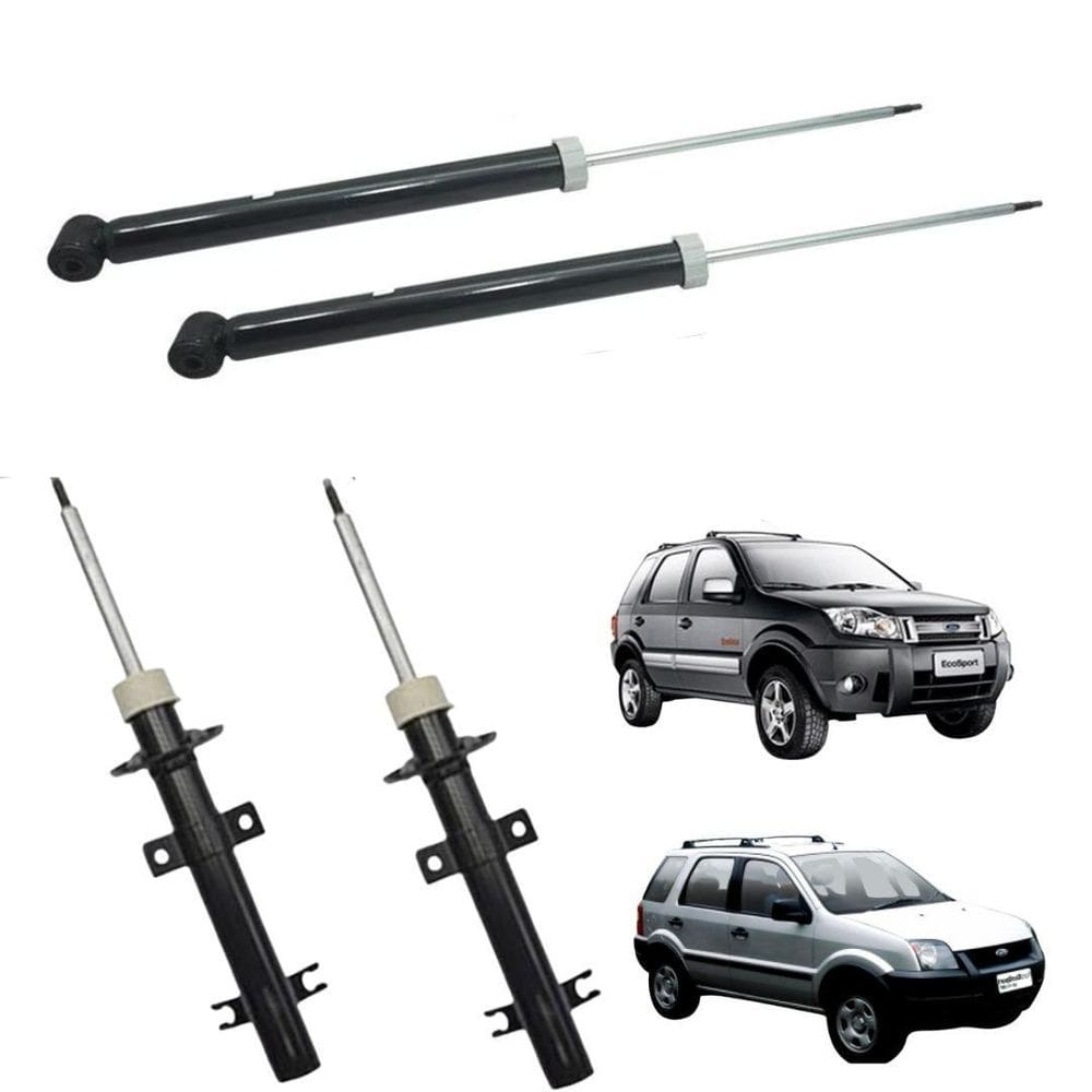 Par Amortecedor Dianteiro E Traseiro Ecosport 2003 A 2012
