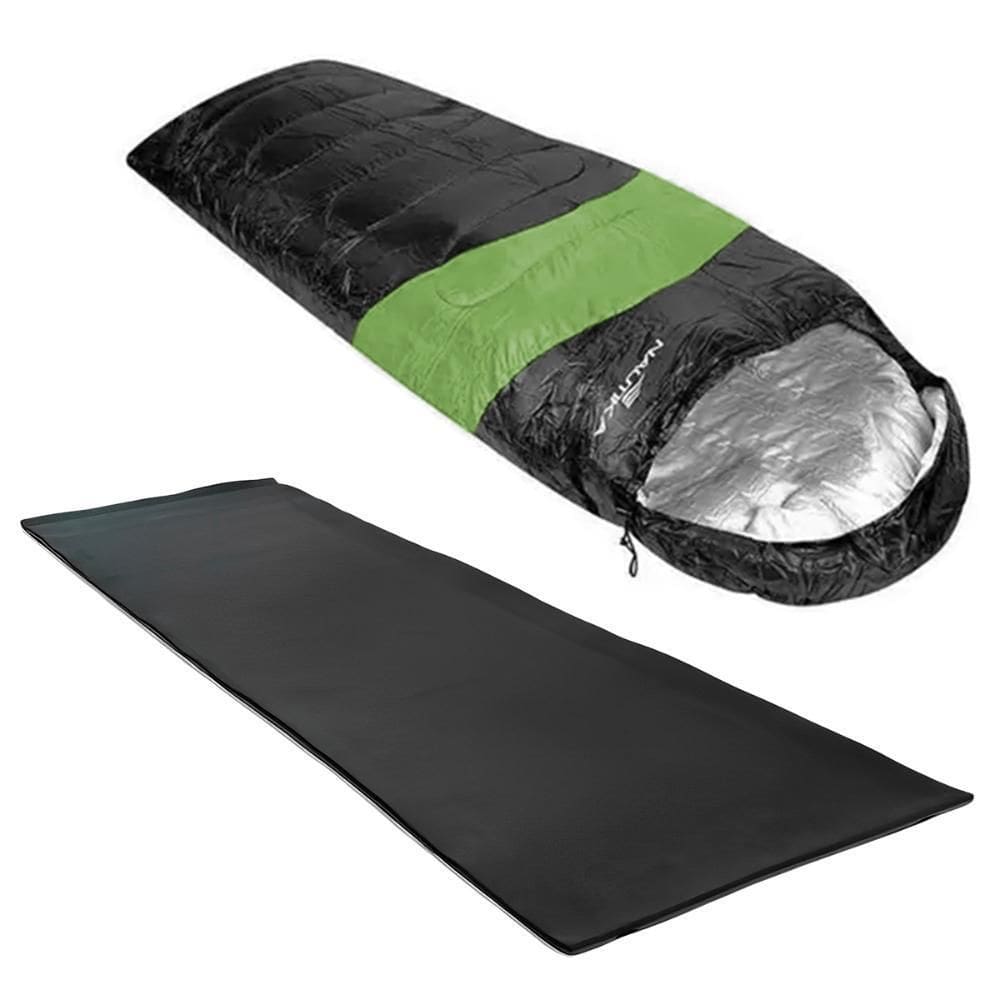 Isolante Térmico Colchonete Nautika + Saco De Dormir