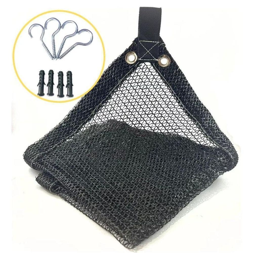 Tela Sombrite Hortas E Estufas 50% Preto 2X2 Bainha E Ilhós