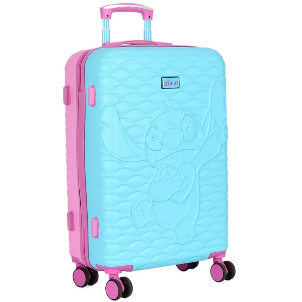 Mala de Viagem Media STITCH PINK/AZUL Luxcel