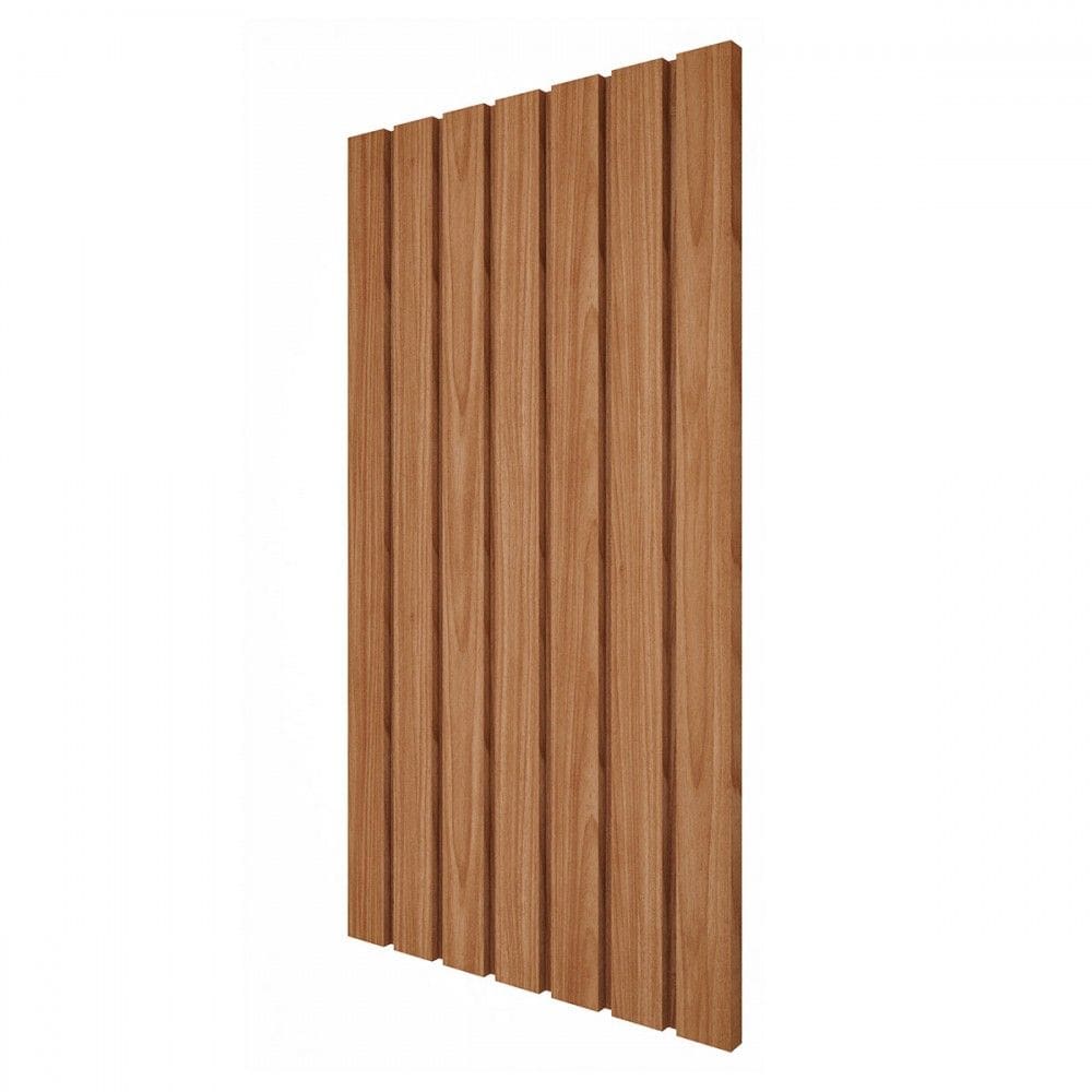 Painel para TV 100% Mdf Ripado Freijó/Marrom 22465  - Mgm Móveis