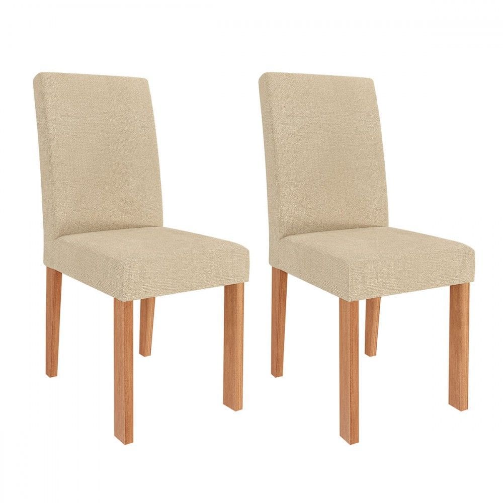 Cadeiras Kit 2 Cadeiras Maia Cinamomo/Gengibre - Cimol